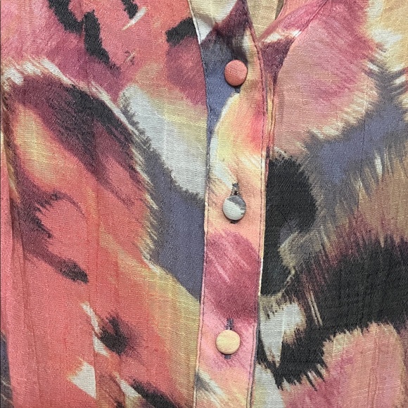 Zac & Rachel Multicolor Sleeveless Blouse 3X - Picture 11 of 11